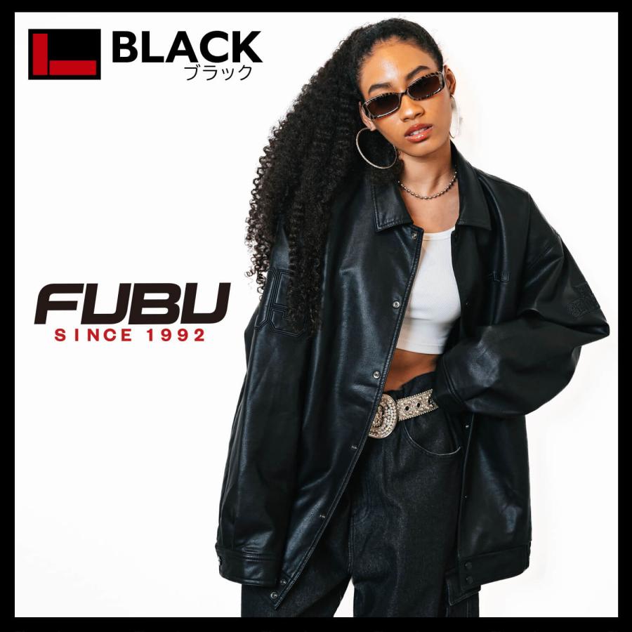 FUBU フブ ジャケット メンズ レディース 長袖 レザージャケット FUBU フブ ジャケット メンズ レディース 長袖 レザージャケット