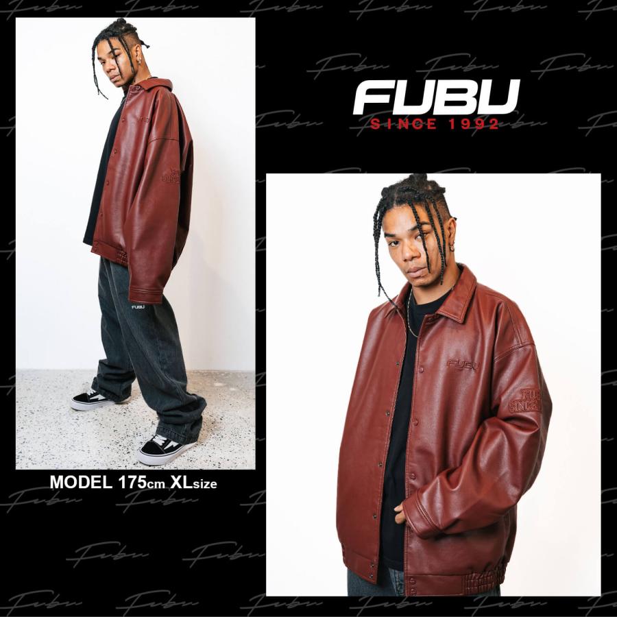 FUBU フブ ジャケット メンズ レディース 長袖 レザージャケット FUBU フブ ジャケット メンズ レディース 長袖 レザージャケット