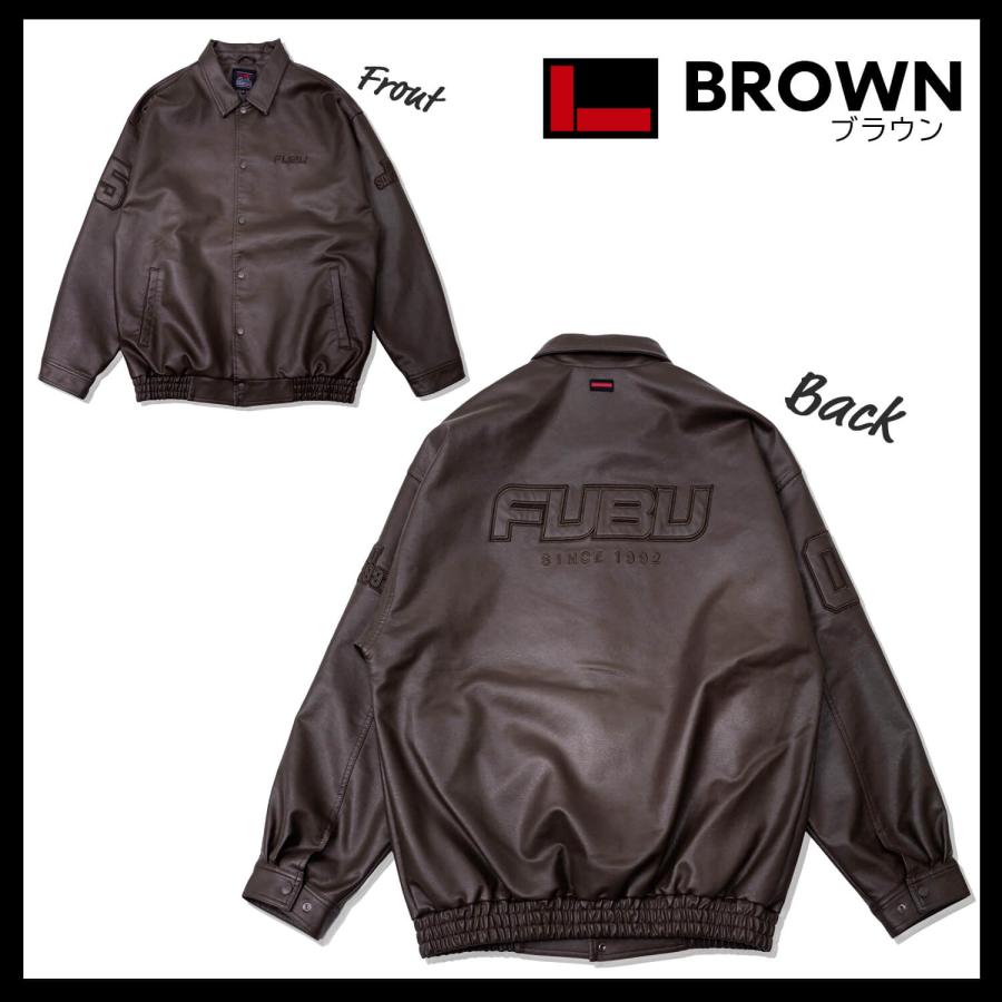 FUBU フブ ジャケット メンズ レディース 長袖 レザージャケット FUBU フブ ジャケット メンズ レディース 長袖 レザージャケット
