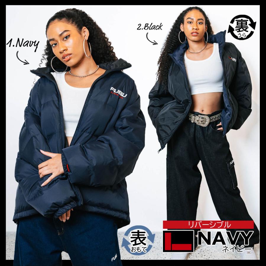 FUBU フブ 中綿ジャケット リバーシブル メンズ レディース 長袖 FUBU フブ 中綿ジャケット リバーシブル メンズ レディース 長袖