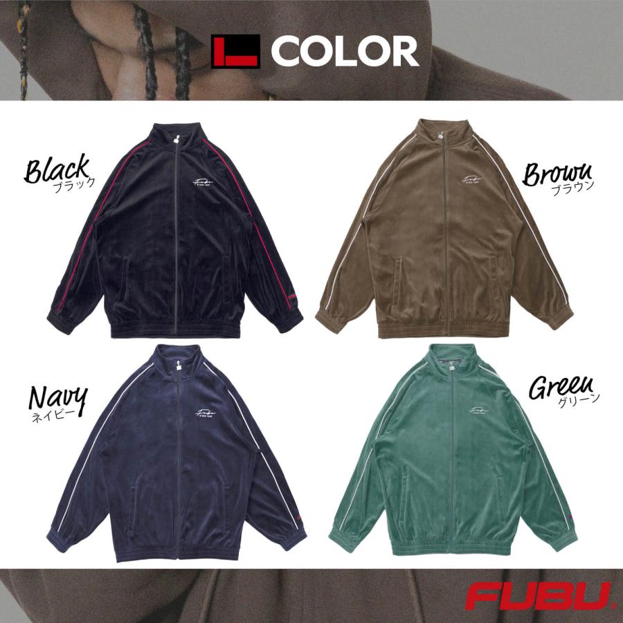 FUBU フブ ジャケット メンズ レディース 長袖 ベロア ブルゾン FUBU フブ ジャケット メンズ レディース 長袖 ベロア ブルゾン