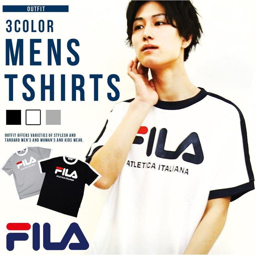 フィラ FILA Tシャツ メンズ 半袖 おしゃれ ブランド  スポーツウェア 上 fh7328｜outfit-style