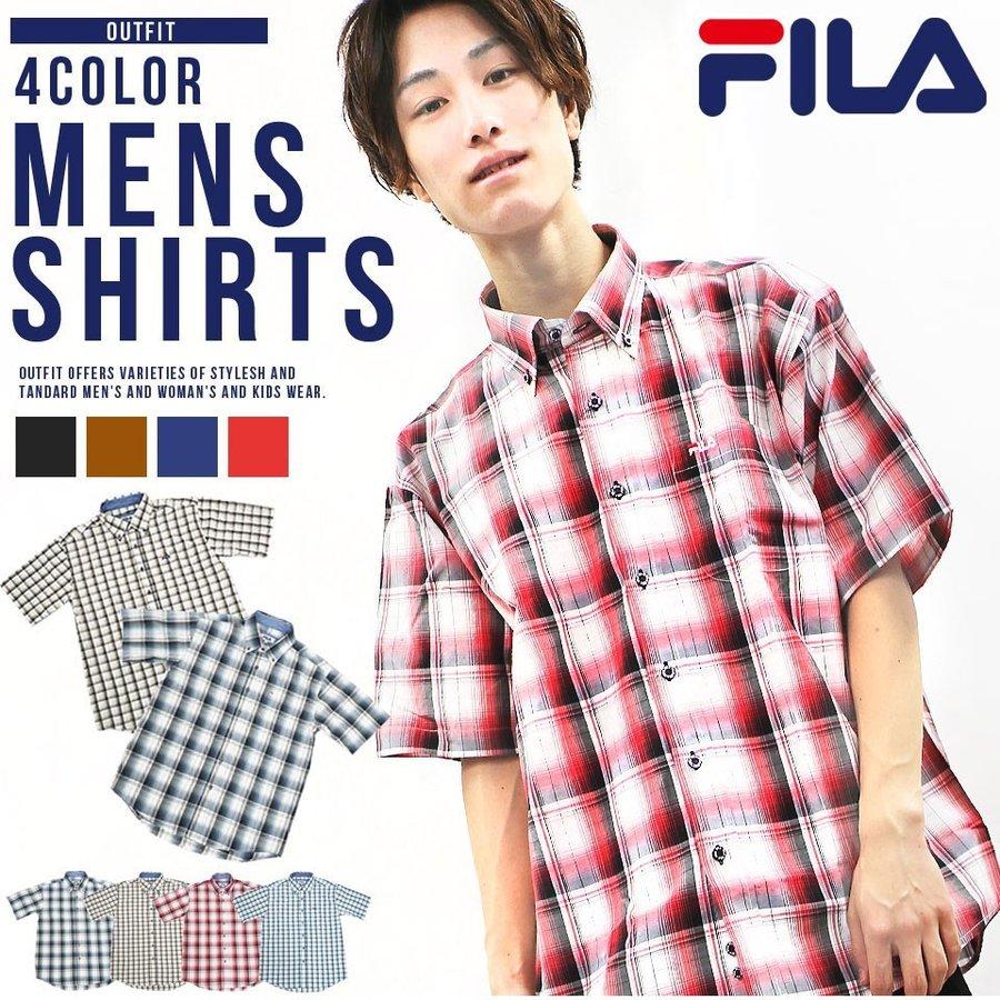 Fila フィラ チェックシャツ シャツ メンズ 半袖 チェック柄 Fh7350 Fh7350 Outfit 通販 Yahoo ショッピング