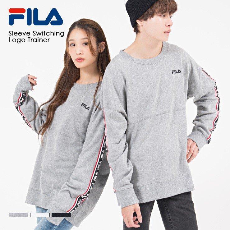 Fila ロゴテープトレーナー メンズ レディース ブランド トップス スウェット プルオーバー 春 秋 冬 服 ロゴ Fh7613 Fh7613 Outfit 通販 Yahoo ショッピング