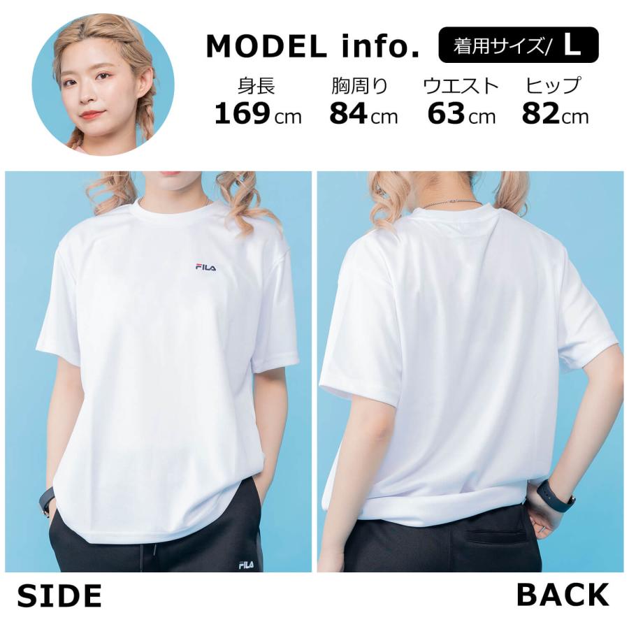FILA（フィラ） tシャツメンズ レディース 半袖 無地 ドライ 吸汗 速乾