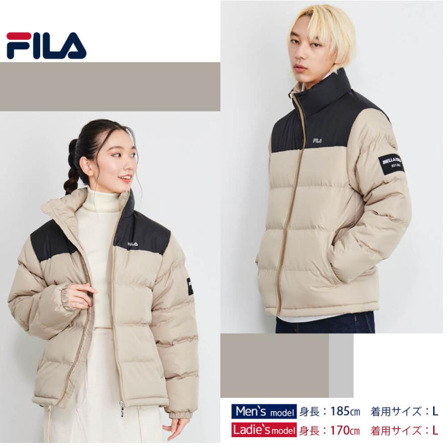 フィラ FILA 中綿ジャケット メンズ レディース アウター 中綿 コート  防寒 防風 おしゃれ 冬 温かい 冬用コート karlas｜outfit-style｜15