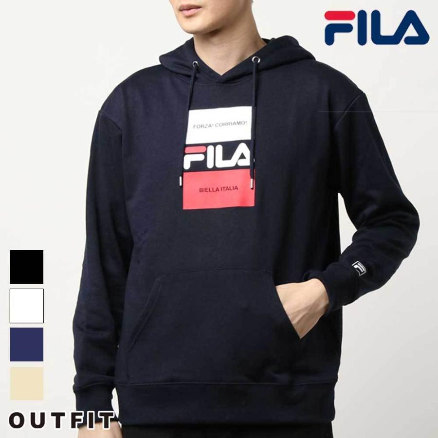 Fila フィラ パーカー メンズ トレーナー 長袖 プルパーカー プルオーバー ホームウェア スポーツウェア Fh79 Outfit 通販 Yahoo ショッピング