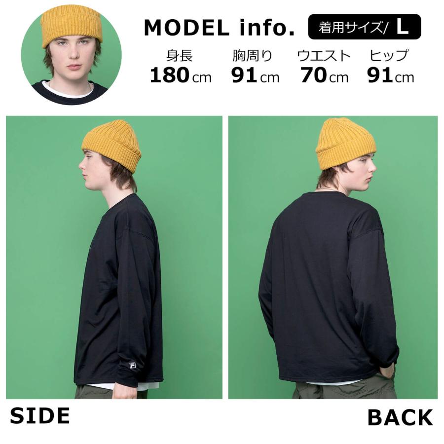 FILA（フィラ） 特価 ロンT tシャツ 長袖 メンズ レディース 無地 白