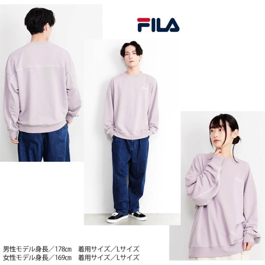 フィラ FILA トレーナー スウェット メンズ  レディース ブランド スポーツウェア WEB限定 別注 karlas｜outfit-style｜14