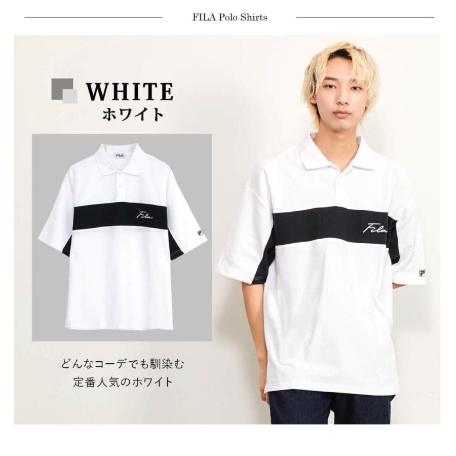 FILA フィラ ポロシャツ 半袖 メンズ 綿100% 抗菌防臭 接触冷感 FILA フィラ ポロシャツ 半袖 メンズ 綿100% 抗菌防臭 接触冷感
