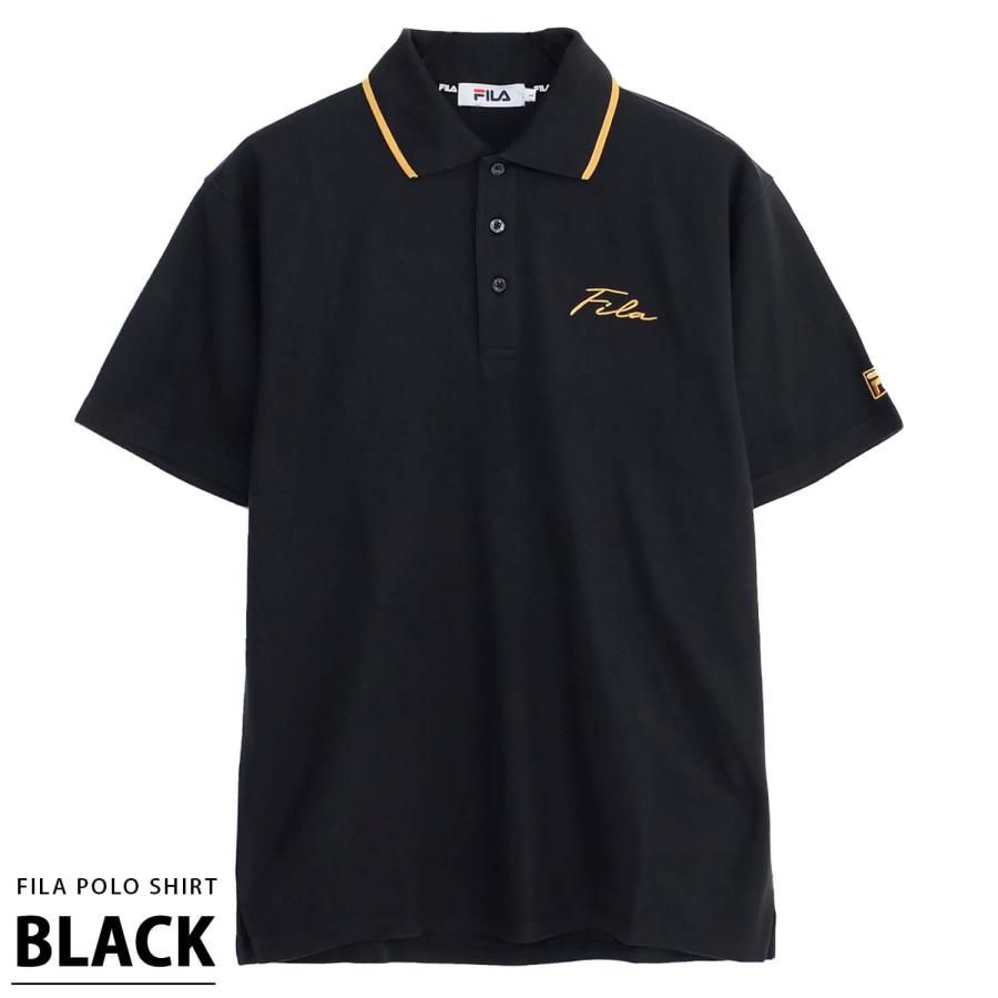 FILA（フィラ） バレンタイン 2026 チョコ以外 ポロシャツ メンズ 半袖