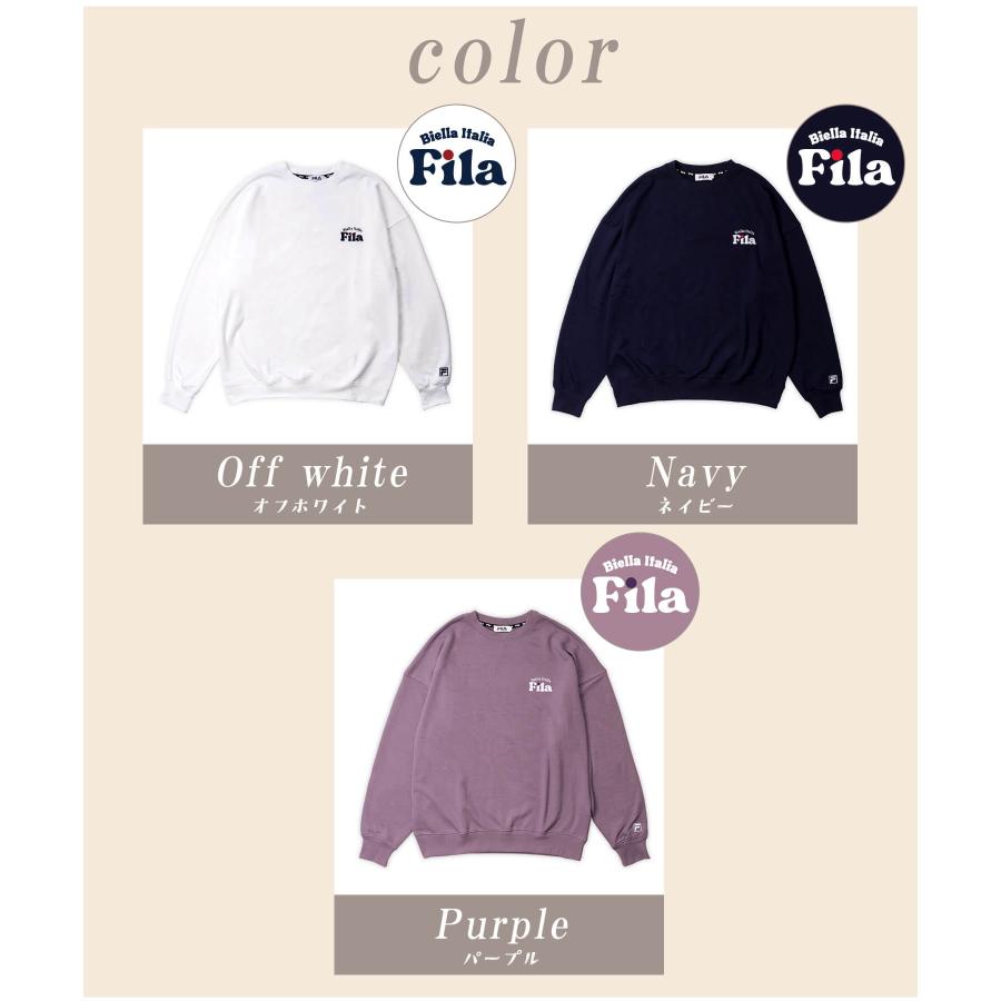 FILA フィラ スウェット トレーナー メンズ 裏毛 長袖 秋冬 ロゴ FILA フィラ スウェット トレーナー メンズ 裏毛 長袖 秋冬 ロゴ