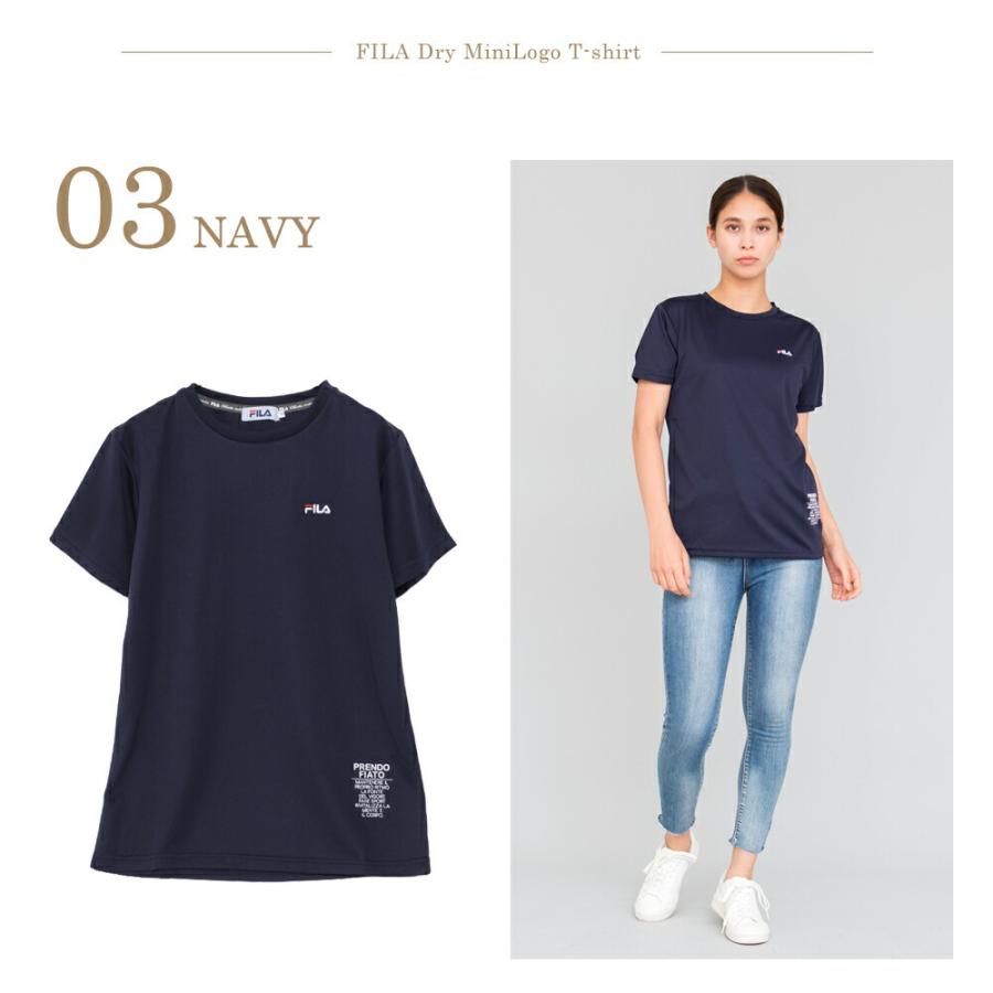 Fila フィラ Tシャツ レディース 半袖 Uvカット 丸首 スポーツウェア ランニング ゴルフ テニス ホームウェア ブランド おしゃれ 可愛い Fl1550 Fl1550 Outfit 通販 Yahoo ショッピング