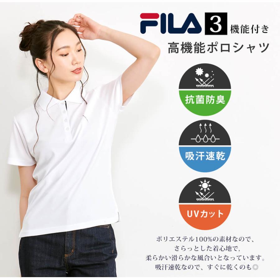 速くおよび自由な フィラ Fila ポロシャツ レディース 半袖 スポーツウェア ゴルフ テニス 可愛い おしゃれ 夏服 Fl1553 Fl1797 Outfit Aynaelda Com