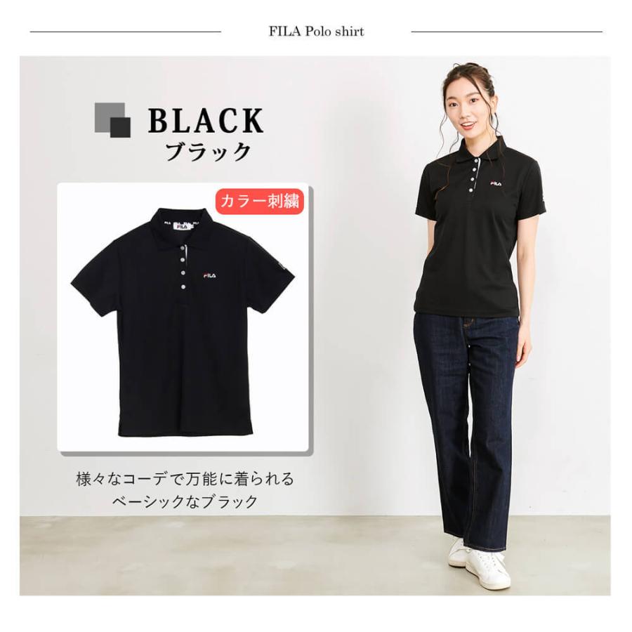 速くおよび自由な フィラ Fila ポロシャツ レディース 半袖 スポーツウェア ゴルフ テニス 可愛い おしゃれ 夏服 Fl1553 Fl1797 Outfit Aynaelda Com