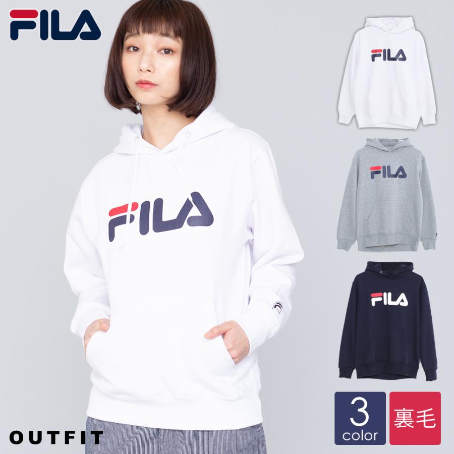 フィラ Fila プルオーバー レディース 長袖 オーバーサイズ パーカー ブランド トレーナー Fl1648 Fl1648 Outfit 通販 Yahoo ショッピング