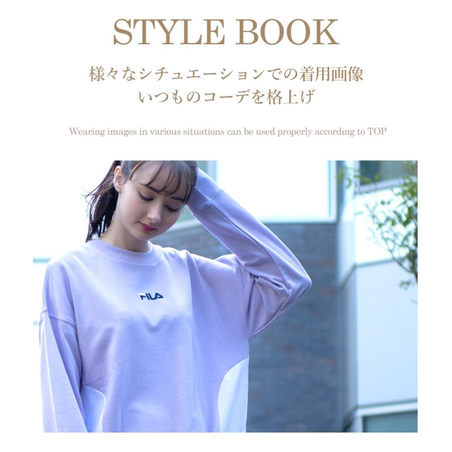 Fila フィラ ワンピース レディース トレーナーワンピース スウェットワンピ 長袖 ホワイト ブラック パープル Fl1769 Fl1769 Outfit 通販 Yahoo ショッピング