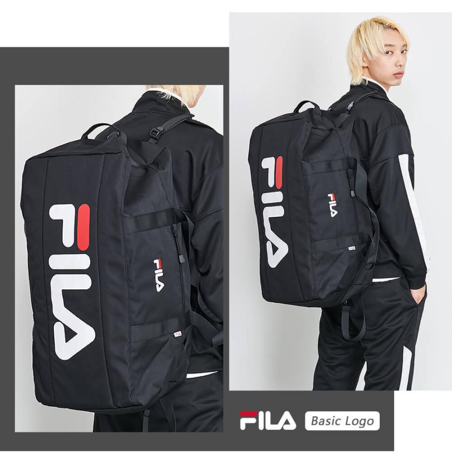 フィラ FILA ボストンバッグ 3way メンズ 大容量 50L リュック テニスバッグ スポーツ 修学旅行 キャンプ karlas｜outfit-style｜09