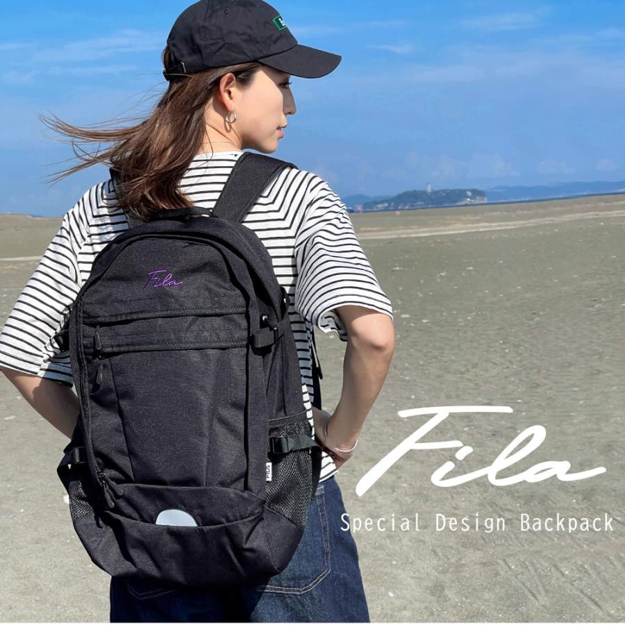 フィラ FILA リュック メンズ レディース 通学 大容量 35L A4 2層式 スポーツ アウトドア 旅行 修学旅行 karlas｜outfit-style｜06