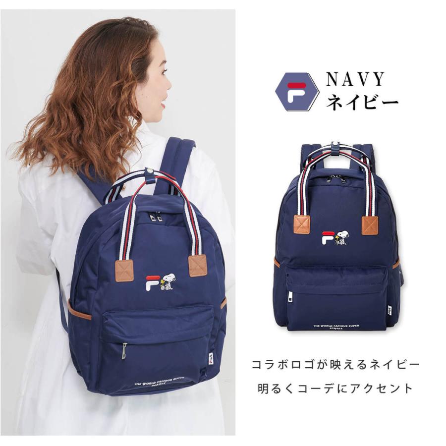 Fila フィラ 15l Peanut Snoopy Outfit コラボバッグ スヌーピー リュック 入学祝い 可愛い 通園 通学 新着 スヌーピー