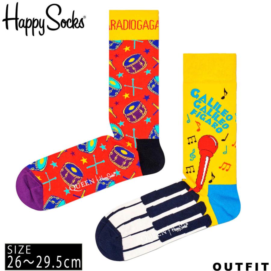 Happy Socks HappySocks ハッピーソックス メンズ 靴下 クルー丈 