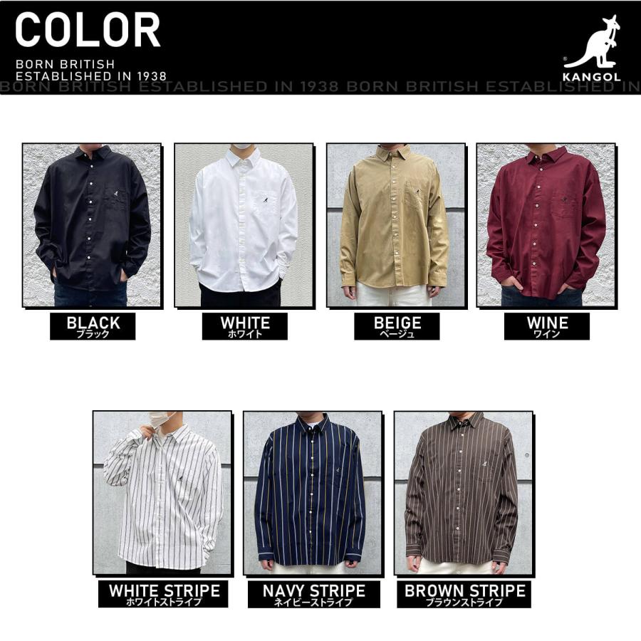 【高級】CULLNI シャツ ゴールド 長袖 オーバーサイズ 2 金ボタン KANGOL カンゴール シャツ 長袖 メンズ 大きいサイズ 無地