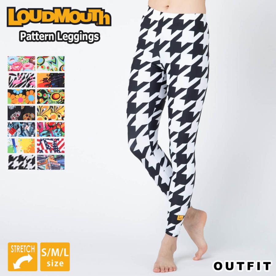 Loudmouth ラウドマウス ゴルフ ゴルフウェア レギンス ロング スパッツ ロング レディース ラウドマウス レギンス 秋 冬 Outfit Lm 003 ストレッチ スポーツブランド Outfit ウェア 大きいサイズ 柄パンツ スリム バッグ 価格順