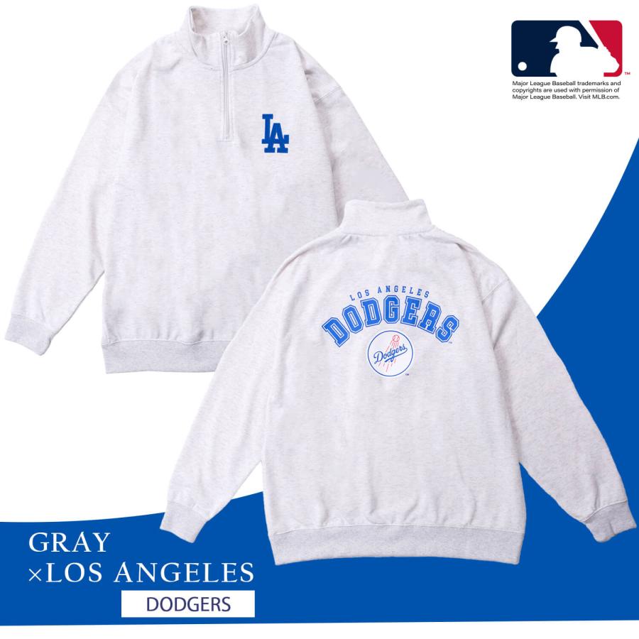 MLB スウェット ハーフジップ トレーナー メンズ レディース MLB スウェット ハーフジップ トレーナー メンズ レディース