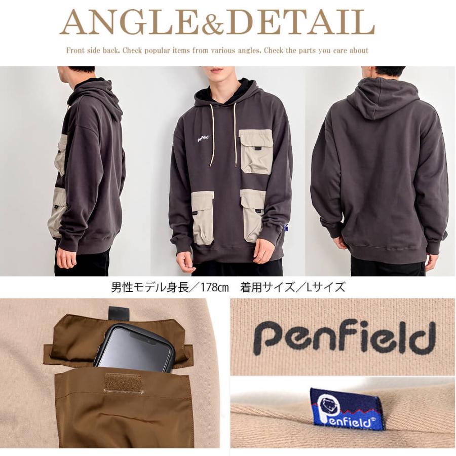 Penfield ペンフィールド パーカー メンズ レディース フード付きパーカー  長袖 ポケット付き アウトドア 服 防寒  アウター｜outfit-style｜12