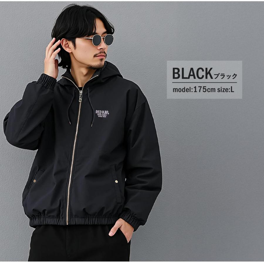 RED KAP レッドキャップ ワークジャケット メンズ アウター ダック地 12oz 中綿キルティング 防寒 冬 フード付き ジップアップ ミリタリージャケット MA-1 無骨 アメカジ ストリート系 ミリタリー カジュアル 耐久性 ユニセックス 2025fw Karlas RED KAP（レッドキャップ） ワークジャケット メンズ アウター ダック