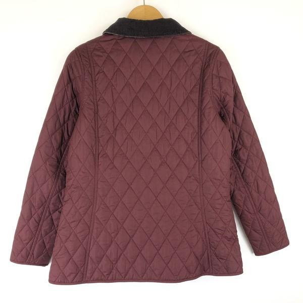 古着 Barbour バブアー キルティングジャケット 中綿 MONTROSE QUILT ワイン系 レディースM 中古 n015846｜outfit-vintage｜02