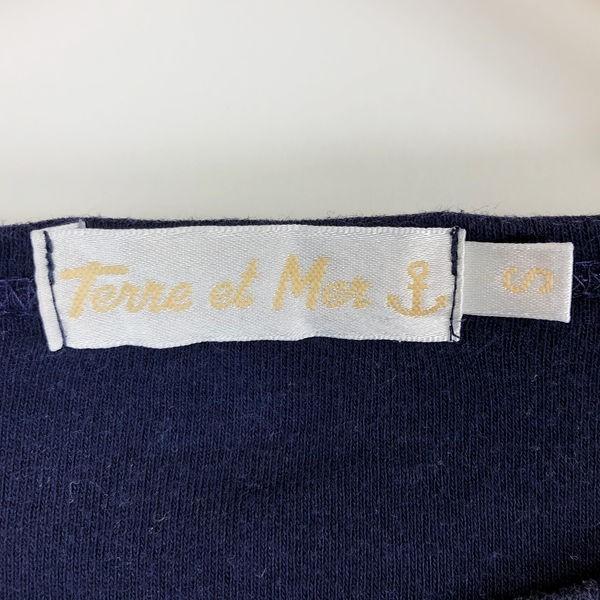 Terre Et Mer マリンボーダーtシャツ バスクシャツ Made In France 半端袖 ネイビー系 レディースm N N 古着lab2号店 通販 Yahoo ショッピング