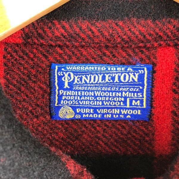 古着 PENDLETON ペンドルトン ウールジャケット made in USA チェック 