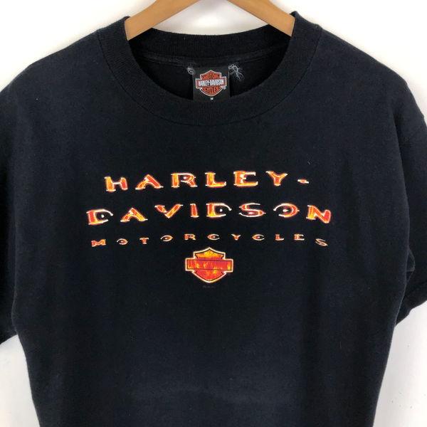 古着】 Harley-Davidson ハーレーダビッドソン Tシャツ 両面プリント