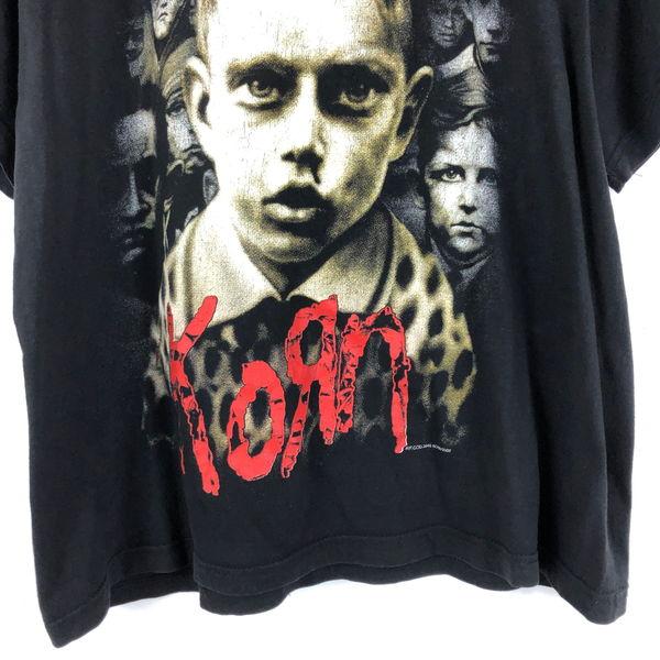 【古着】 00s KORN コーン バンド Tシャツ UNTOUCHABLES ブラック系 レディースL 【中古】 n046001｜outfit-vintage｜05