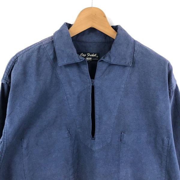 【古着】 Cap Frehel フィッシャーマン スモック ユーロワーク ジャケット グレー系 メンズM 【中古】 n046878｜outfit-vintage｜02