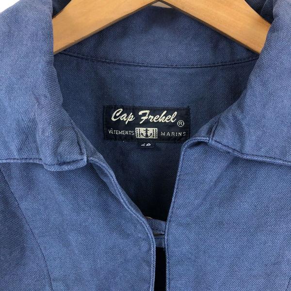 【古着】 Cap Frehel フィッシャーマン スモック ユーロワーク ジャケット グレー系 メンズM 【中古】 n046878｜outfit-vintage｜03