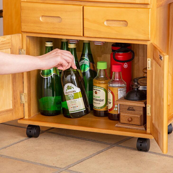 キッチンワゴン キャスター付き スリム キッチン収納 キッチン