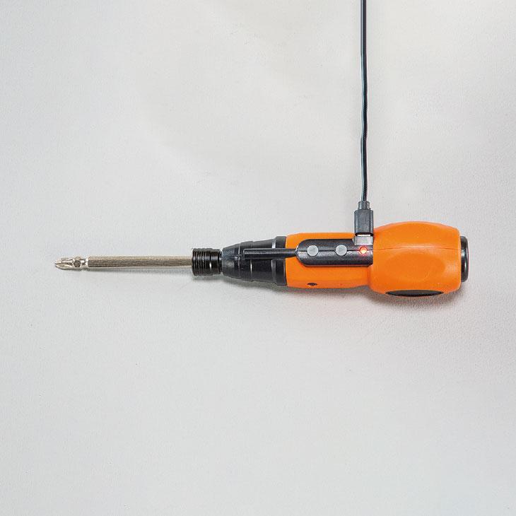 電動ドライバー 充電式 小型 軽量 コードレス LEDライト 手動兼用 DIY 家具 組み立て 工具 プラスドライバー マイナスドライバー ビット付き |  | 04