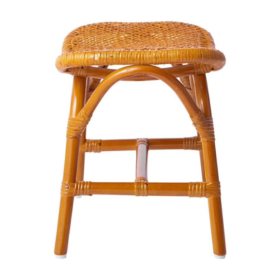 ラタン スツール 天然籐 スクエアスツール 椅子 チェア イス