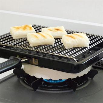 温度センサー付き ガスコンロ用 焼き台 直火用焼き台 五徳｜outlet-f｜02