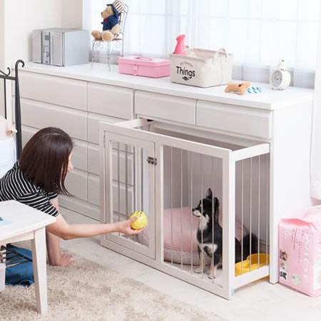 メーカー直送品 04 Te 0164 Te 0165 天然木を使用した 幅90cm スライド式ペットケージ 送料無料 Www Pavhockey Com Index Php