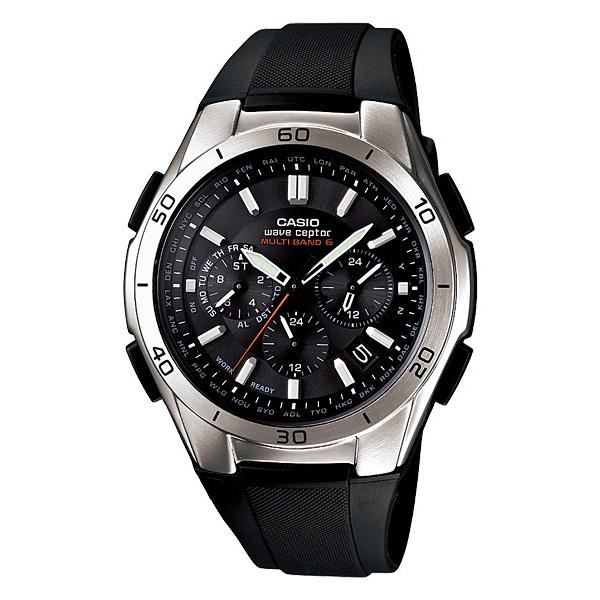 CASIO ソーラー式電波時計 クロノグラフ WAVE（CASIO） CASIO カシオ 腕時計 メンズ クロノグラフ ソーラー