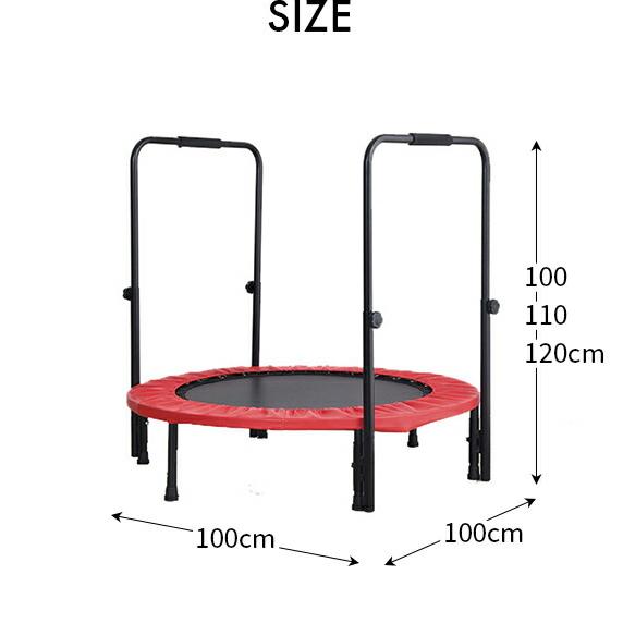 【Zupapa 】トランポリン　エクササイズ　手すり付き150kg Amazon | Zupapaトランポリン フィットネストランポリン 大人