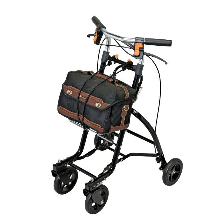 Tacaof シルバーカー スタッグ 座れる 手押し車 折りたたみ シルバー
