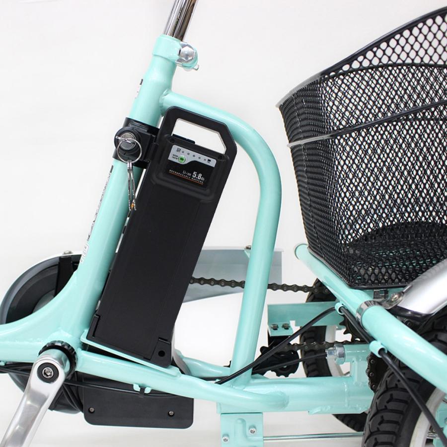ミムゴ ノーパンク 電動自転車 ロータイプ 電動アシスト 三輪自転車