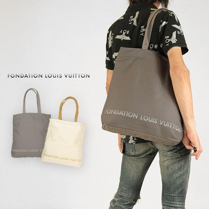 LOUIS VUITTON トートバッグ 内ポケット付き フォンダシオン LOUIS VUITTON トートバッグ 内ポケット付き フォンダシオン