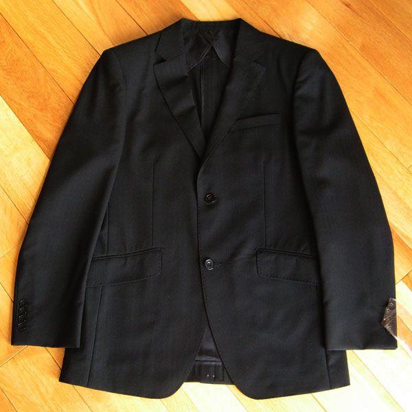 夏用　2ボタンシングルスーツ　（ブラック）Y3〜Y7 |  | 01