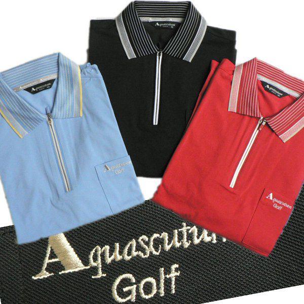 アクアスキュータム ゴルフAquascutum Golf　長袖ポロシャツ　M/L/LL | 
