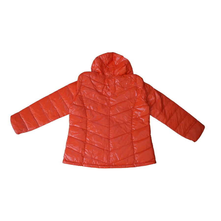 ポケッタブルライトフィットダウンジャケット　フード付き 軽量 薄手 防寒 保温 あたっか 撥水 細見え　M/L/LL　ダークパープル/オレンジ/ターコイズ/ピンク　 |  | 02